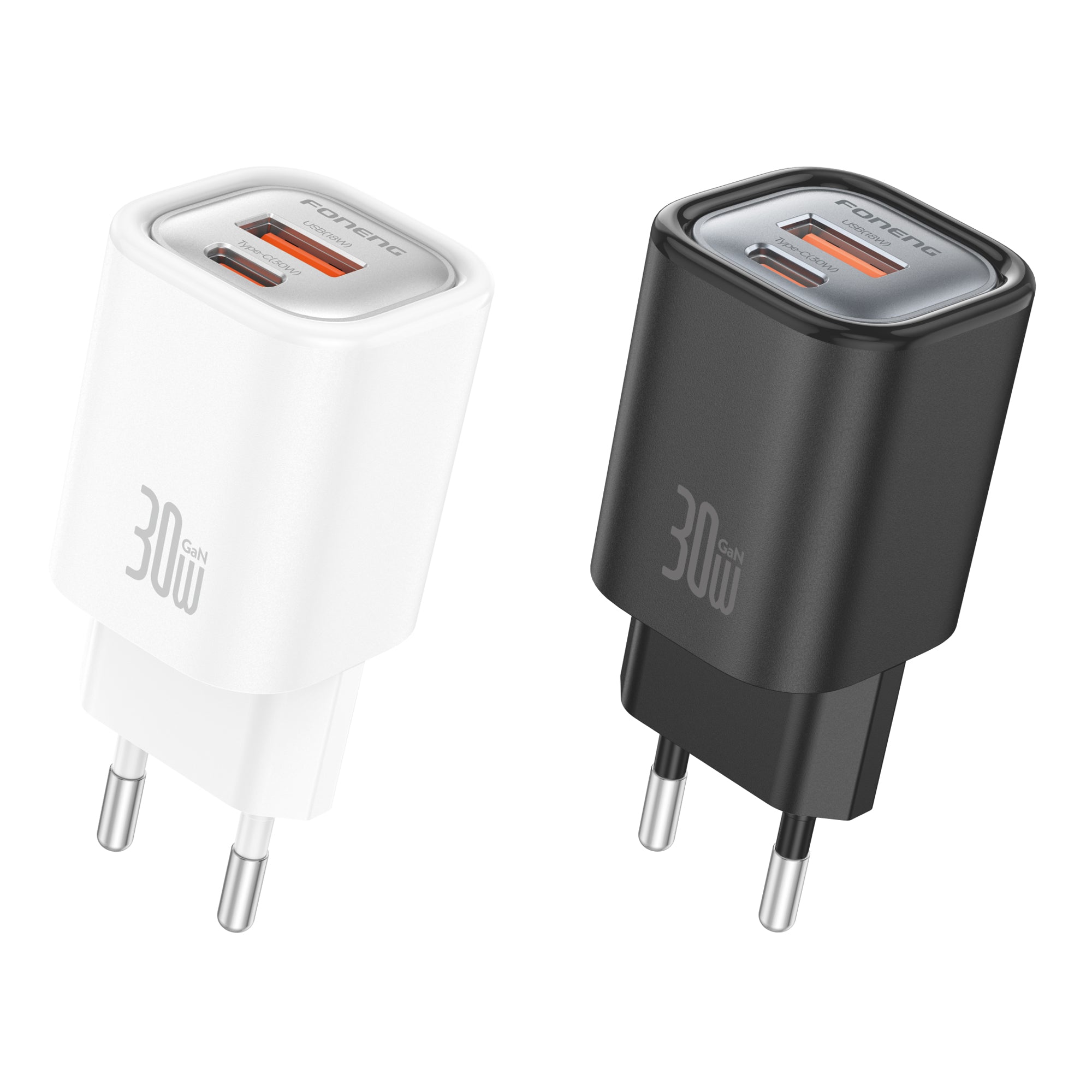EU71 A+C 2-Port GaN Charger PD30W
