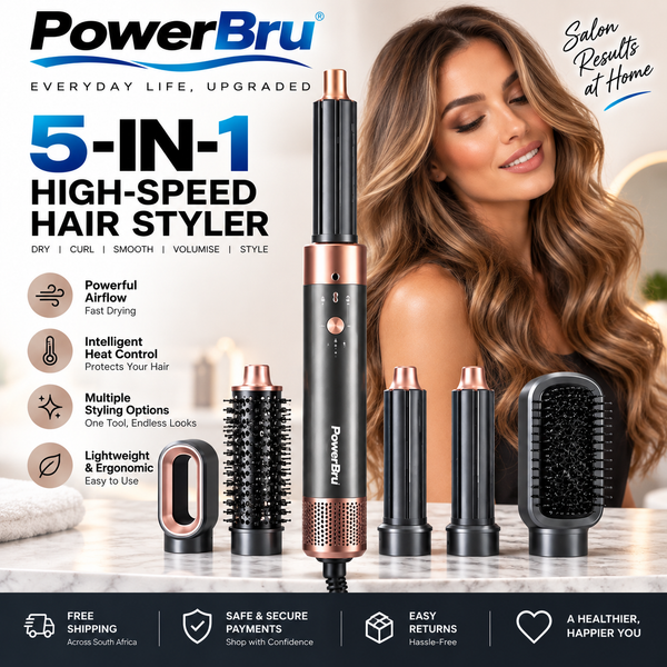 PowerBru 5-in-1 High-Speed Hair Styler main image