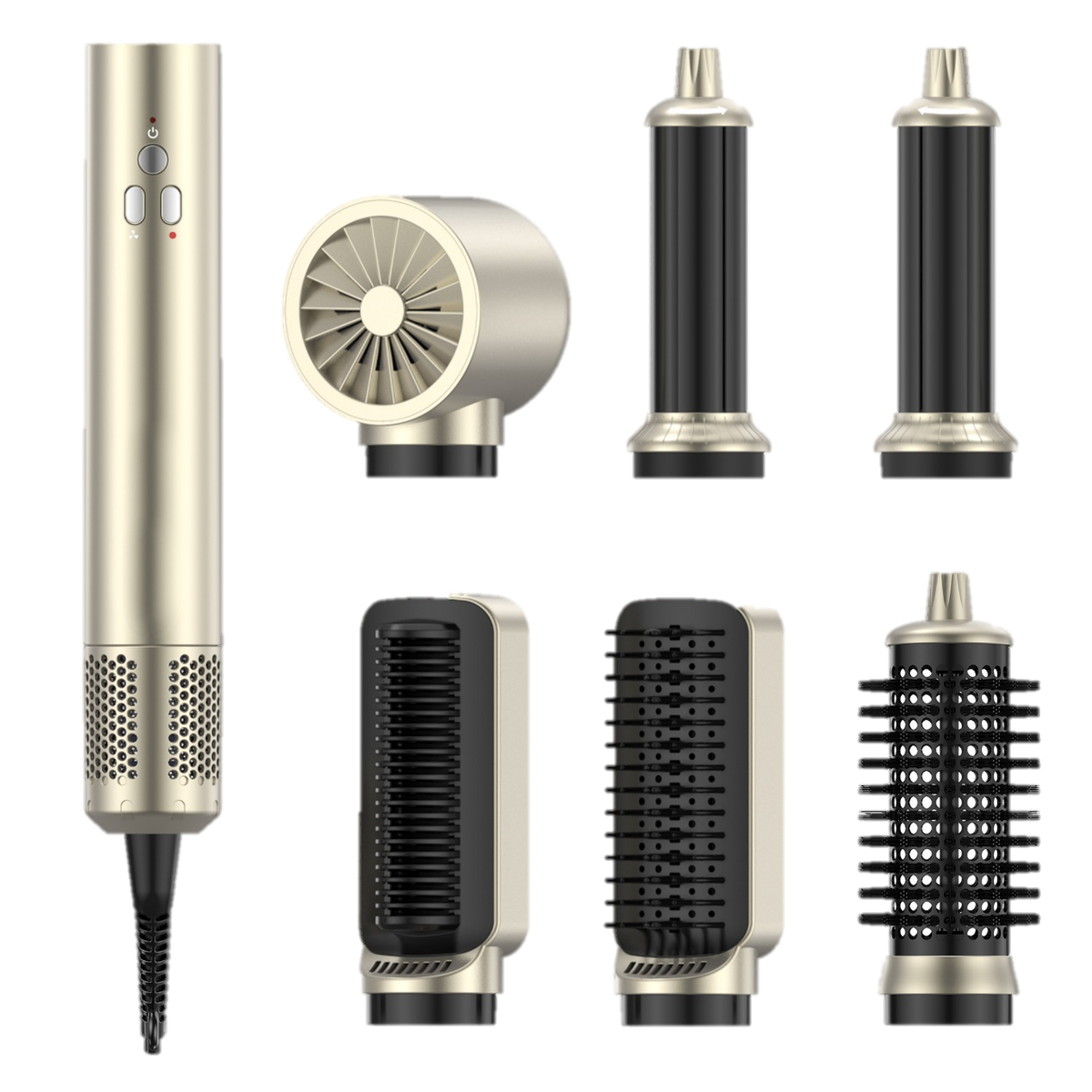 PowerBru hair styler complete attachment set
