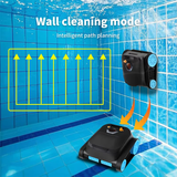 SP5 robotic pool cleaner wall cleaning mode