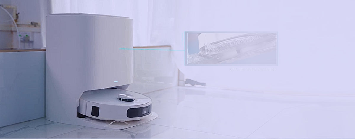 PowerBru W0900 auto-empty self-cleaning base station